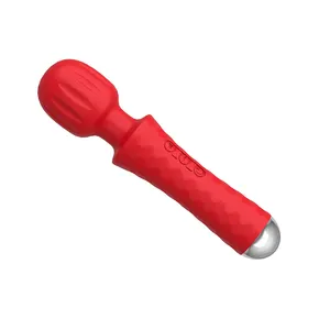 祝热卖硅胶USB Reacharge Stong强力手持AV大魔杖萨克斯男女振动器无线按摩器性玩具