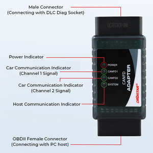 OBDSTAR CAN FD 适配器读码器，用于汽车诊断 ECU 无线 CAN-FD 适配器，适用于 X300 DP Plus/ P50/ Pro4 - Product Image 1