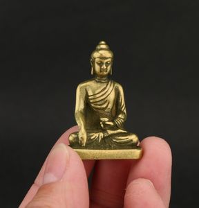 Toptan nepal buda Sakyamuni buda küçük bronz buda heykeli ev araba küçük süsler - Product Image 2