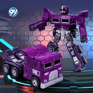 Caja de Color Venta caliente Manual Transform Car Deformation Truck <span class=keywords><strong>Toy</strong></span> para niños Transformersed Toys Action <span class=keywords><strong>Robot</strong></span> Plastic ABS Boys - Product Image 5