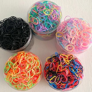 Vente en gros d'usine, élastiques en caoutchouc TPR colorés, bandeaux élastiques pour les petites filles - Product Image 3