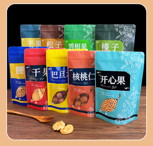 Food grade Snack Packaging Stand up Pouch for nut & dried food High Barrier Aluminum Foil Laminated Plastic bag with <b>window</b> - Product Image 5