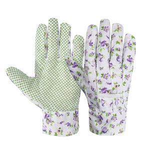 Gants de sécurité en PVC à pois, nouveau style, en toile, pour le jardinage et le travail, livraison rapide depuis l'entrepôt de Yiwu, produits EPI - Product Image 1