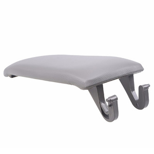 Cubierta para el Reposabrazos de la Consola Central del Audi A6 C5, Compartimento de Almacenamiento de Cuero Gris, 1998-2005 - Product Image 1