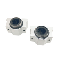 Roulement linéaire SC10VUU en acier chromé, précision P6, lubrifié à l'huile, coussinet coulissant compact pour usinage CNC et imprimante 3D