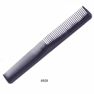 Peine de corte de pelo profesional al por mayor de fibra de carbono para peluquería peines de peluquero cepillo de cola de rata peine de Metal para peinar el cabello - Product Image 2