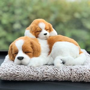 Ornements de voiture simulés créatifs, modèle de chien de compagnie en peluche mignon, <span class=keywords><strong>d</strong></span>ésodorisant en charbon de bambou, <span class=keywords><strong>d</strong></span>écoration intérieure pour la maison et la voiture - Product Image 1