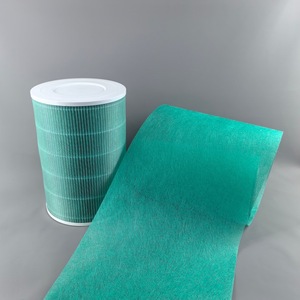 Filtro Purificador de Aire Huiming de Tela No Tejida, 150 cm, Verde Pavo Real, con Marco Reforzado de Fibra Larga - Product Image 1