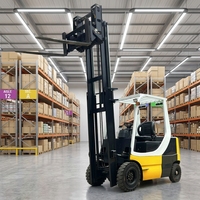 Chariot élévateur électrique Heli de 3 tonnes avec rotateur à pinces pour la manutention de fûts et de barils dans les centres logistiques, chariot élévateur à 4 roues