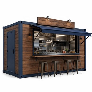 Contenedor Prefabricado de 20 pies para Restaurante con Parrilla al Aire Libre, Bar en Contenedor de Envío, Quiosco Móvil de Comida Rápida para Campamentos y Lugares Turísticos - Product Image 4