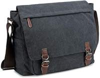 Sac à bandoulière rétro pour homme, sacoche décontractée en toile, sacoche pour ordinateur portable, sac messager