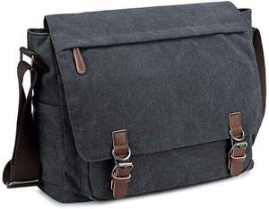 Sac à bandoulière rétro pour <span class=keywords><strong>homme</strong></span>, sacoche décontractée en toile, sacoche pour ordinateur portable, sac messager - Product Image 1