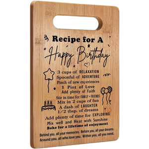 Planche à découper carrée en bois réutilisable, cadeau pour l'anniversaire de la tante et la fête des mères, pour <span class=keywords><strong>nièce</strong></span> et <span class=keywords><strong>neveu</strong></span> - Product Image 1