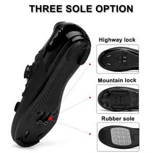 Calzature Versatili per Mountain Bike con Meccanismo di Suola Adattiva per Vari Terreni, dai Sentieri Rocciosi ai Percorsi Fangosi - Product Image 2