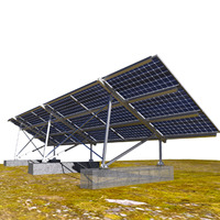 Kit de Structures de Support de Plancher de Panneau Solaire Photovoltaïque en Acier Galvanisé Intégré à Installation Facile