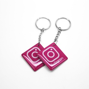 Llavero NFC Inteligente de 13.56mhz con Chip RFID, Llavero NFC con Etiqueta para Redes Sociales, Llavero NFC de Epoxi para Instagram - Product Image 2