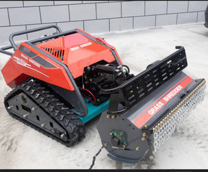 Máquina Multifuncional Integrada: Trituradora de Césped, Zanjadora, Replastadora, Cultivadora y Rotocultivadora con Control Remoto sobre Orugas - Product Image 1