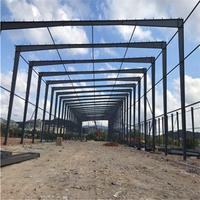 Nave Industrial Prefabricada de Acero de Gran Envergadura con Materiales Ignífugos para Logística