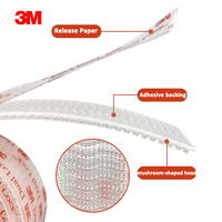Bande adhésive transparente à clipser réutilisable 3M SJ3560 Type 250 pour fixation détachable de panneaux en verre et acrylique