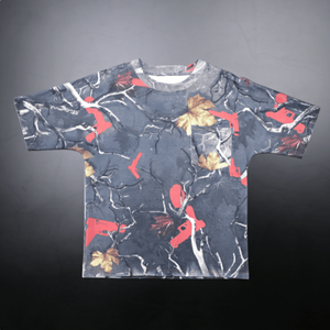 Camiseta Extra Grande Personalizada para Hombre, Camuflaje, Manga Corta, con Bolsillo, Estilo Urbano, Diseño Gráfico Personalizado - Product Image 1