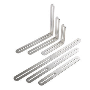 Đen 90 độ <span class=keywords><strong>s</strong></span>ửa chữa mảnh hình chữ L góc bên phải dấu ngoặc thép không gỉ dải dài góc mã góc dấu ngoặc - Product Image 4