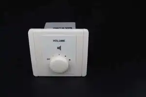 Controlador volume interruptor Pa 5w sistema som música fundo interruptor sistema montagem parede controlador volume
