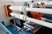 Machine de découpe automatique à double arbre pour ruban adhésif BOPP et film, haute précision 1300 mm, commande PLC, servomoteur 380 V