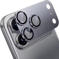 Protection d'écran en verre trempé 3D mat métallique HD pour appareil photo iPhone 17 Pro Max Air