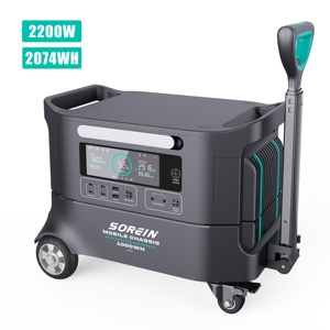 สถานีไฟฟ้า 2000W AC 3 เฟส พร้อมเครื่องกำเนิดไฟฟ้าพกพา 2500W ระบบผลิตพลังงานแสงอาทิตย์บนหลังคารถ - Product Image 1