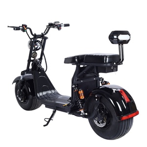 Trottinette électrique Citycoco X10 à <span class=keywords><strong>2</strong></span> roues avec amortisseur, capteur et guidon, moteur 60V 1500W/2000W, capacité de charge 200 kg - Product Image 2