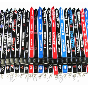 Factory Direct High Quality Customized Logo RPET Recycled Polyester Lanyard With Hook for Keychain ID Card Made Nylon Silicone