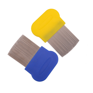 high quality low price stainless steel lice comb with custom label metal lice Comb 2022 wholesale