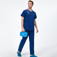 Tenues médicales tendance pour hôpitaux vétérinaires, blouses chirurgicales et pantalons droits avec poches, vêtements d'assistant dentaire 205