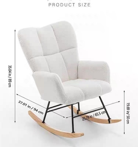 <span class=keywords><strong>Fauteuil</strong></span> à bascule de lecture moderne, <span class=keywords><strong>fauteuil</strong></span> à bascule relaxant, <span class=keywords><strong>fauteuil</strong></span> à bascule pour salon, <span class=keywords><strong>fauteuil</strong></span> individuel, canapé pour chambre à coucher, appartement - Product Image 6