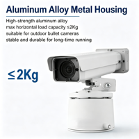 Outdoor Waterproof Pan Tilt Unit, Rotating Bracket DC12V RS485 Pelco-D Protocol 355°Horizontal Rotation Camera Mount Bracket