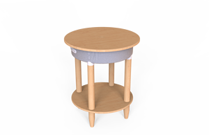 Haut-parleur Bluetooth Double couche, meuble de Table d'appoint, Table basse <span class=keywords><strong>ronde</strong></span>, haut-parleur Bluetooth - Product Image 4