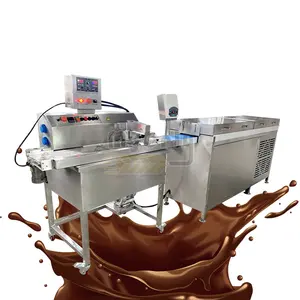 Multifunctional Coated Biscuit Dip Cookie Enrobe Cooling Tunnel Vertical Temper Machine for Chocolate