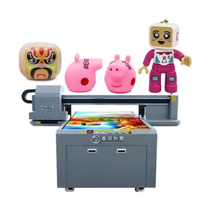 Led Digital UV Flatbed Printer Ricoh G6i Industrial Head for Toys Wood Glass Metal Relief Emboss A1 UV Printing Machine