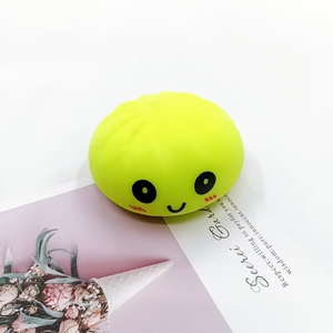 Nouvel Arrivage : Jouet Promotionnel Coloré Anti-stress Squishy en forme de Bao (Boulette Vapeur) avec Visage Souriant et Cuiseur Vapeur - Product Image 4