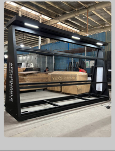 Support en A industriel YEK'S en granit avec barres transversales antidérapantes pour l'affichage de dalles de marbre - Product Image 5