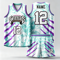 Personnalisez vos propres uniformes de basket-ball avec votre logo, maillots de basket-ball en polyester respirant, sublimation, chemises de basket-ball pour hommes et étudiants