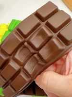 Vente en gros de jouets anti-stress souples à rebond lent, en forme de bâton de beurre et de chocolat