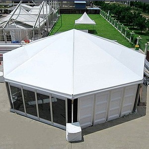 Carpa para Fiestas y Bodas, Pabellón para Exposiciones al Aire Libre, Estructura de Acero, Tela Oxford de Doble Capa, Impermeable, para Uso en las Cuatro Estaciones - Product Image 3