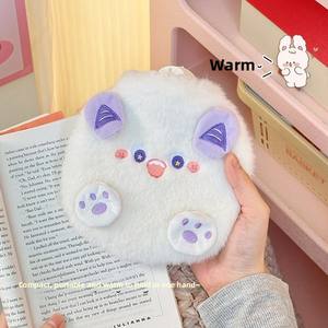Mignon Petit Monstre En Peluche Rempli D'eau Chaude <span class=keywords><strong>Bouillotte</strong></span> <span class=keywords><strong>Petite</strong></span> Taille Hiver Chaud Sac D'eau Ventre Chauffe-Mains pour Femmes Étudiants - Product Image 4