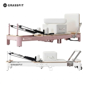 GRASSFIT Reformer de <span class=keywords><strong>Pilates</strong></span> pliable en aluminium, équipement de <span class=keywords><strong>Pilates</strong></span> pliant haut de gamme, machine de <span class=keywords><strong>Pilates</strong></span> portable, lit de <span class=keywords><strong>Pilates</strong></span> – Vente chaude - Product Image 1