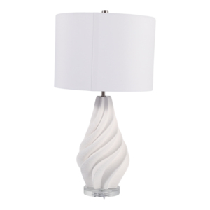 Lampada da Tavolo Decorativa 3D con Base a Spirale, Elemento d'Arredo Moderno per Soggiorno e Casa - Product Image 6