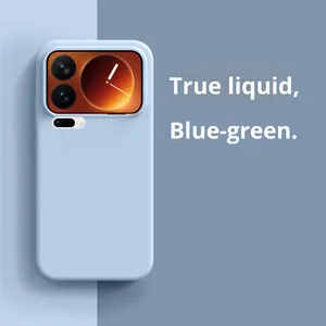 Coque de protection antichoc en silicone liquide au toucher doux pour Xiaomi 17 Pro Max - Product Image 1