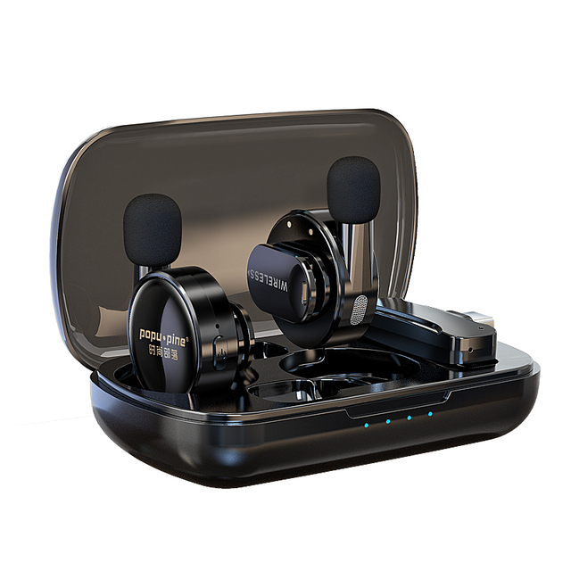Mini Wireless Lavalier Microphone 2.4 G Smart Noise Cancelling Sound Professional Wireless Microphone with Charging case
