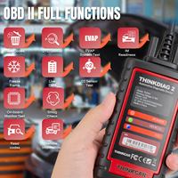 THINKCAR Thinkdiag 2 Escáner de Códigos OBDII Compatible con el Protocolo CAN FD, 10 Funciones Completas OBD2, Más de 15 Funciones de Mantenimiento