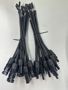 Câbles d'alimentation de connexion de panneaux solaires industriels gaine en cuivre étamé XLPE/PVC 16A 6mm couleur rouge noir rouleau de 5m - Product Image 4